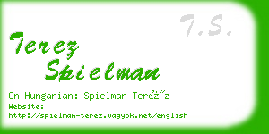 terez spielman business card